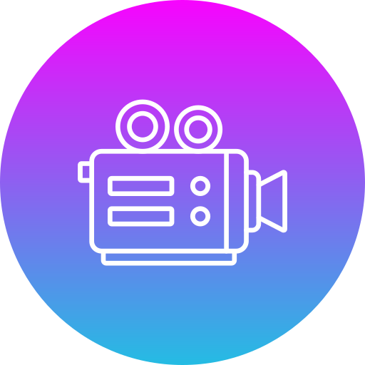 camara de video icono gratis