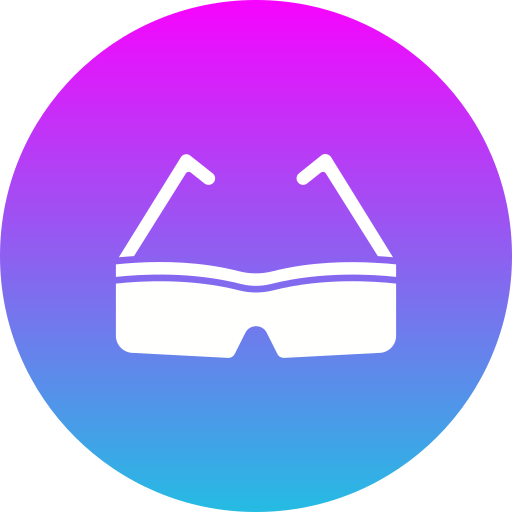 gafas 3d icono gratis