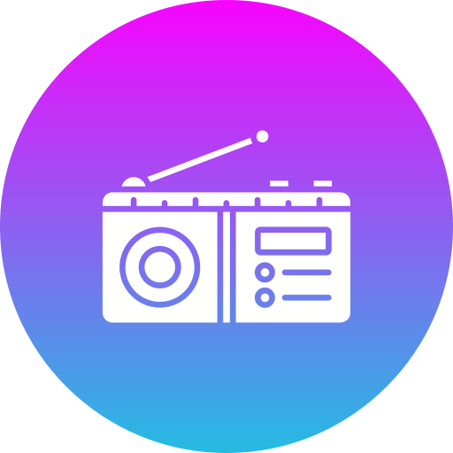 rádio grátis ícone