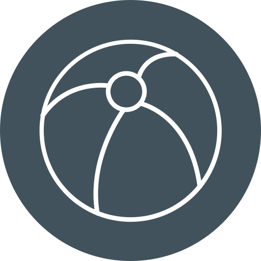 Beach ball free icon