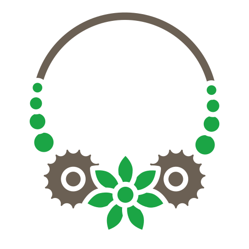 collar de flores icono gratis