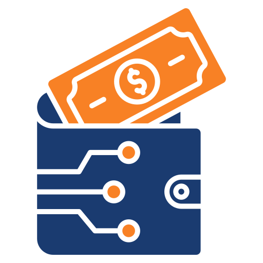 portefeuille numérique Icône gratuit portefeuille numérique Icône gratuit