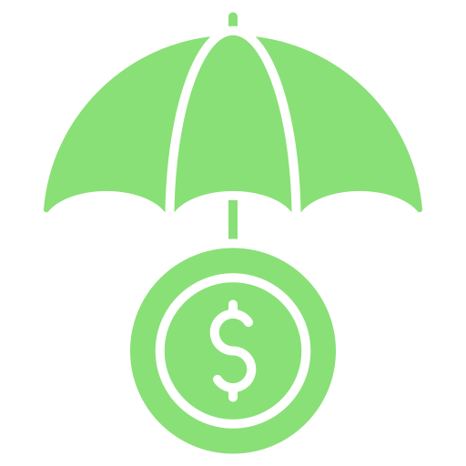 seguro financiero icono gratis