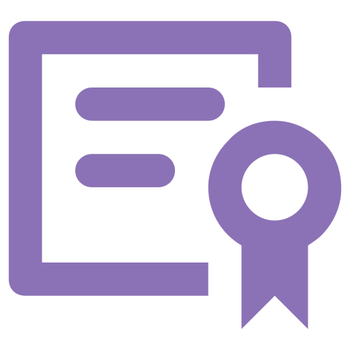 certificado icono gratis