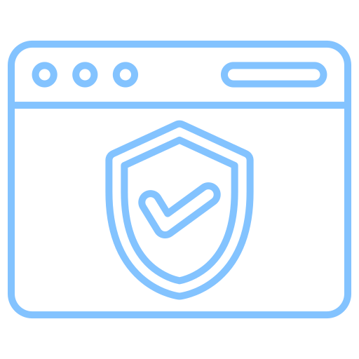 seguridad web icono gratis