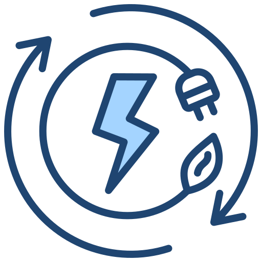 Renewable energy free icon