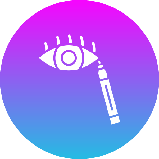 delineador de ojos icono gratis