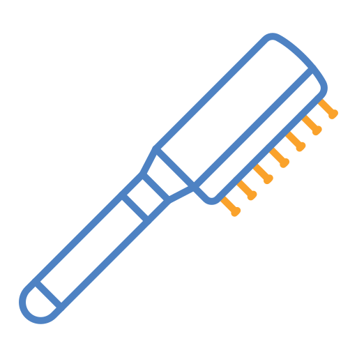 cepillo de pelo icono gratis