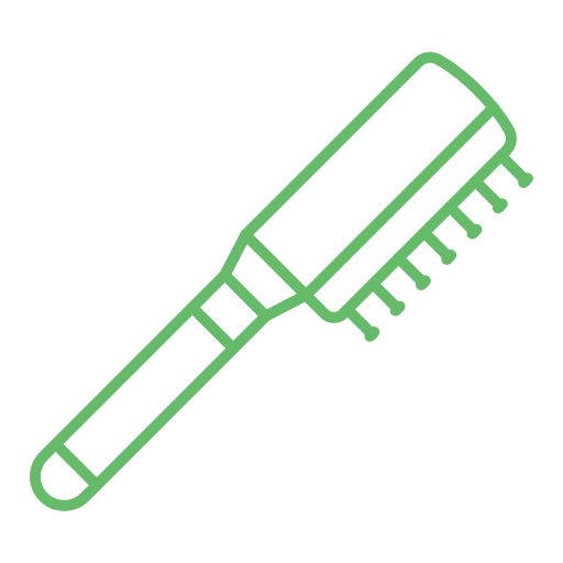 cepillo de pelo icono gratis