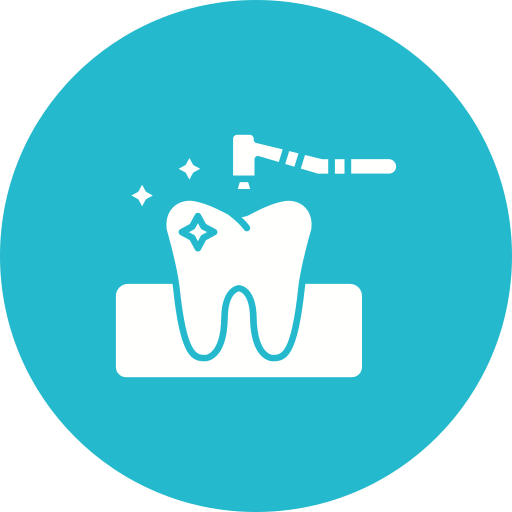 limpieza dental icono gratis