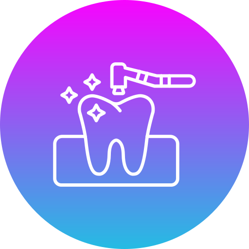 limpieza dental icono gratis