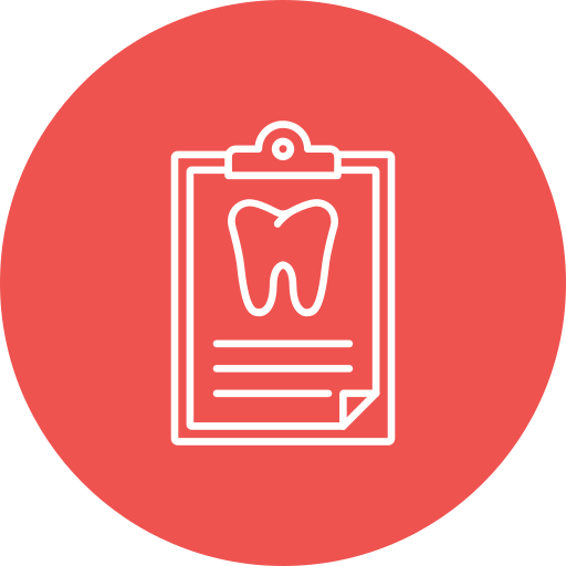 registro dental icono gratis