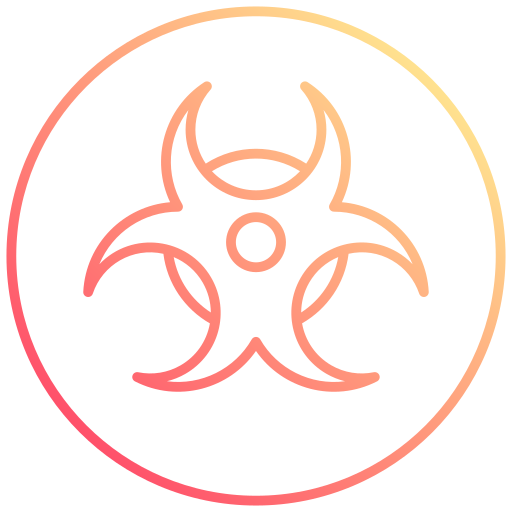 Biohazard sign free icon Biohazard sign free icon