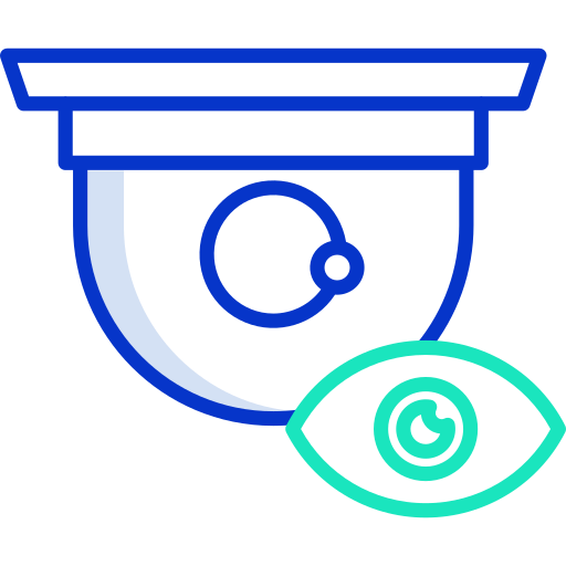 cámara de seguridad icono gratis