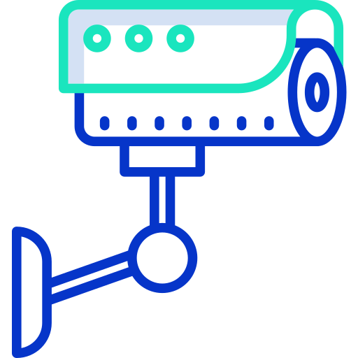 cámara de seguridad icono gratis