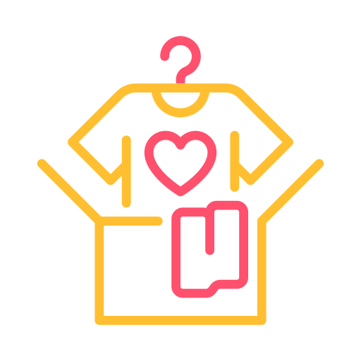 Пожертвование одежды бесплатно иконка