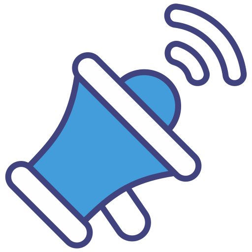 méghaphone Icône gratuit