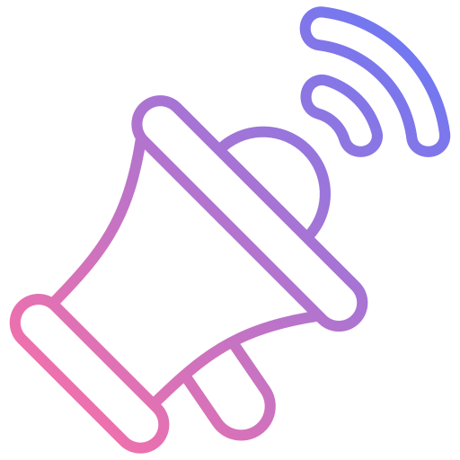 méghaphone Icône gratuit