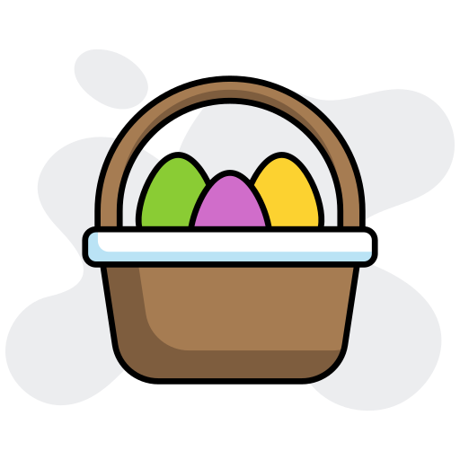 día de pascua icono gratis