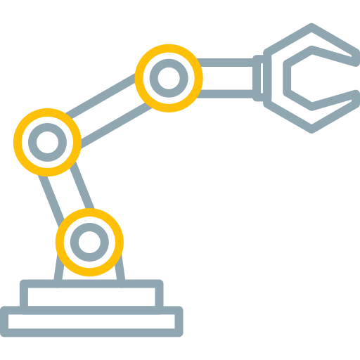 brazo robótico icono gratis
