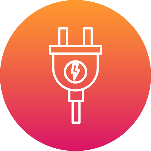 enchufe electrico icono gratis