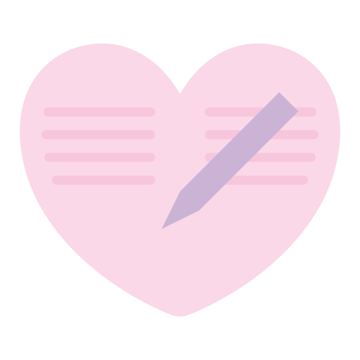 carta de amor icono gratis