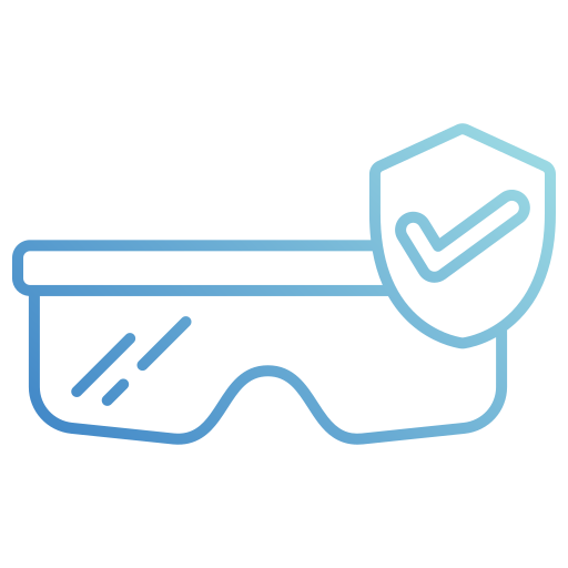 lentes de seguridad icono gratis