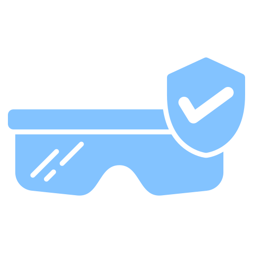 lentes de seguridad icono gratis