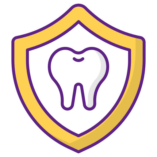 seguro dental icono gratis