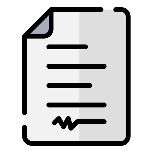 contrato icono gratis