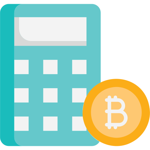 calculadora de bitcoins icono gratis