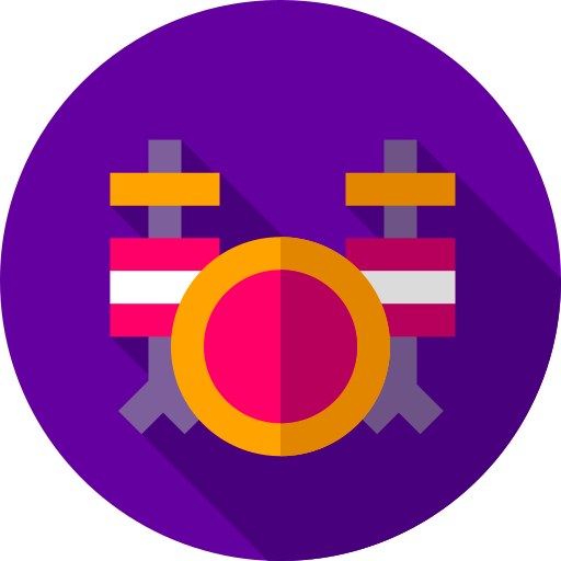 Drum set free icon