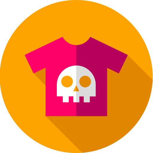 Tshirt Flat Circular Flat icon