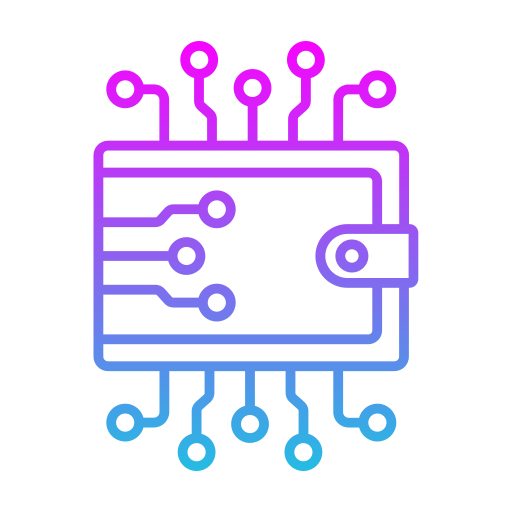 billetera digital icono gratis