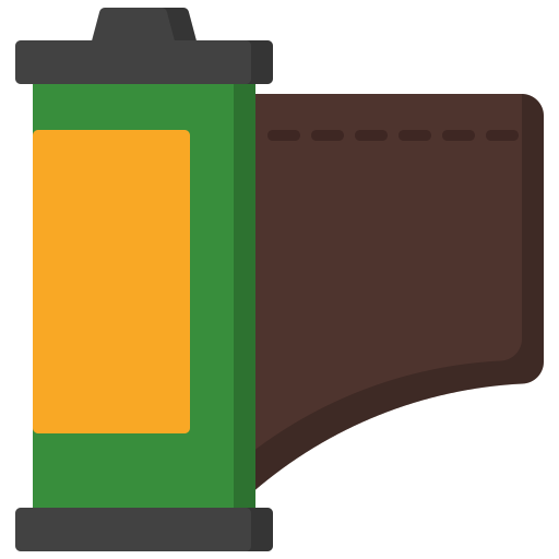 rollo de película icono gratis