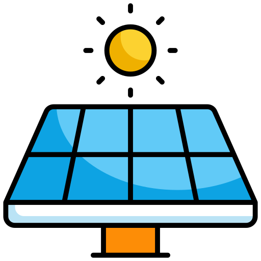 Solar panel free icon