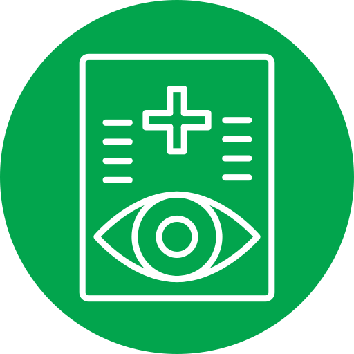 examen de ojos icono gratis