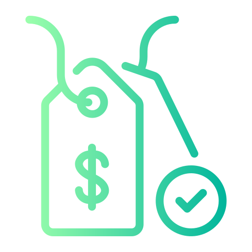 etiqueta de precio icono gratis