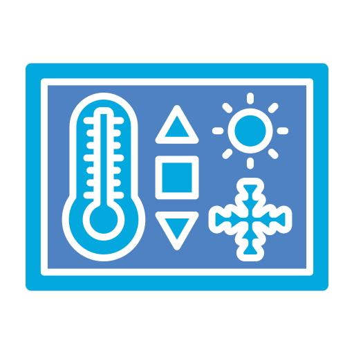 control de temperatura icono gratis