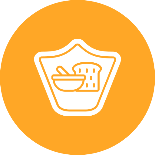 seguridad alimenticia icono gratis