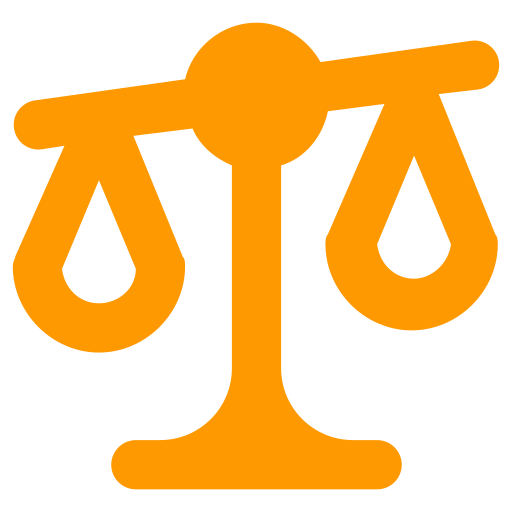 justice Icône gratuit