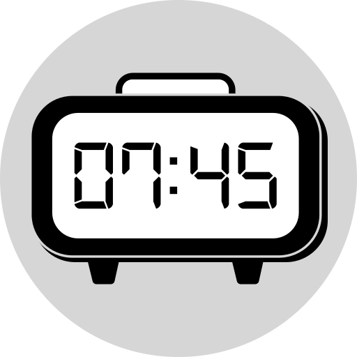 horloge de table Icône gratuit horloge de table Icône gratuit