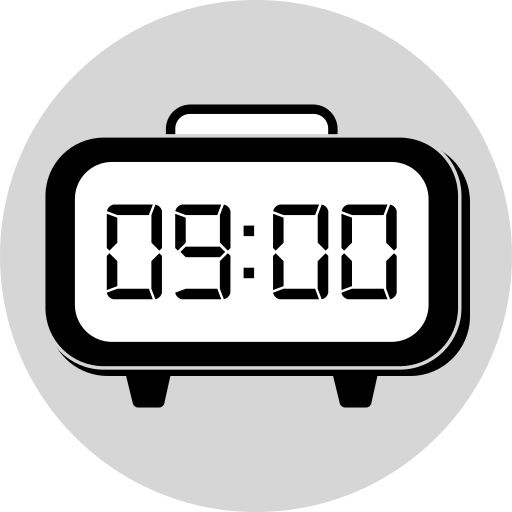 horloge de table Icône gratuit horloge de table Icône gratuit