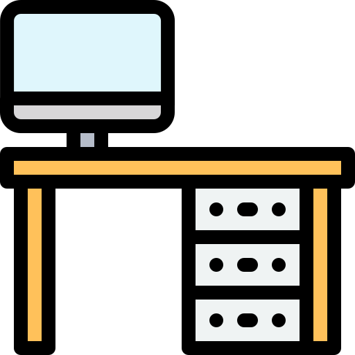 Workplace free icon Workplace free icon
