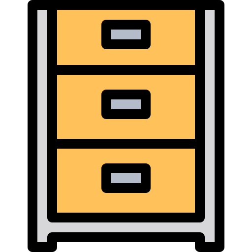 armoire de bureau Icône gratuit