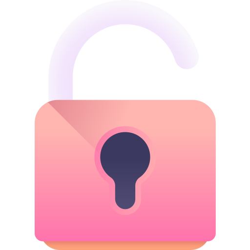 Open padlock free icon Open padlock free icon