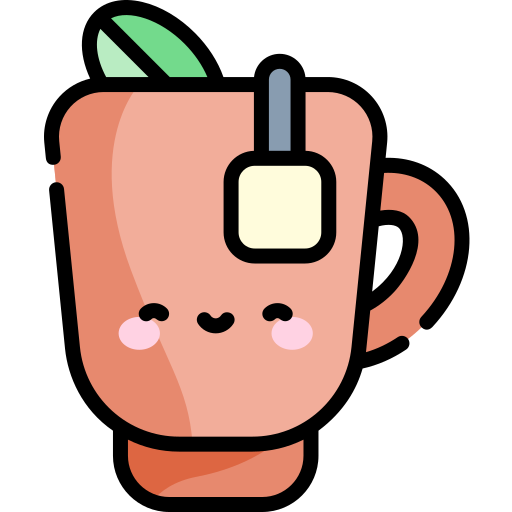 Tea Kawaii Lineal color icon