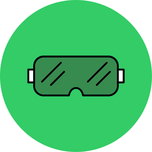 lentes de seguridad icono gratis