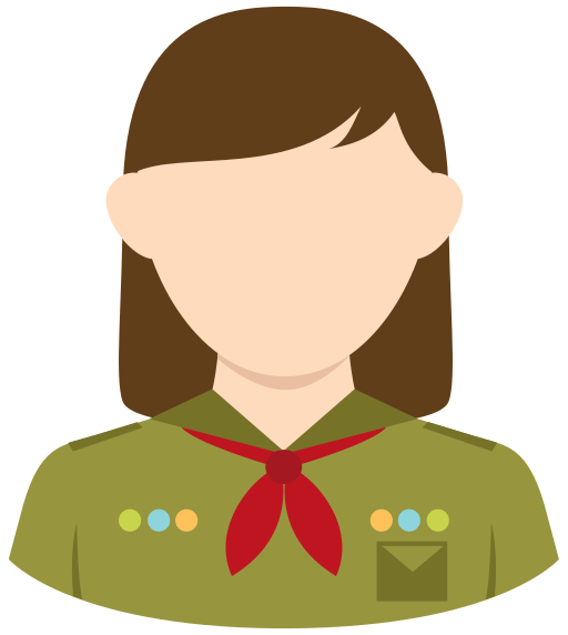 Девочка-скаут бесплатно иконка Девочка-скаут бесплатно иконка