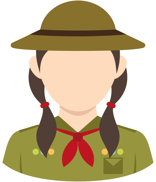 Девочка-скаут бесплатно иконка Девочка-скаут бесплатно иконка